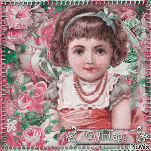 Vintage Child - Gratis geanimeerde GIF