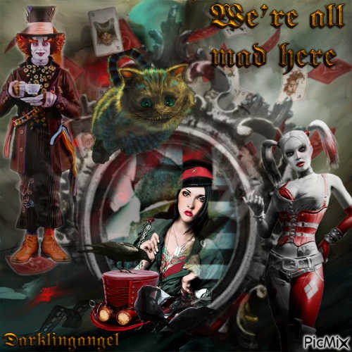 We're all mad here - png gratis