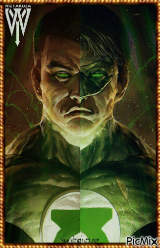 Green lantern - Gratis animerad GIF