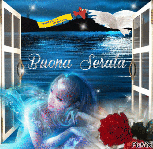 Buona Serata - Бесплатный анимированный гифка