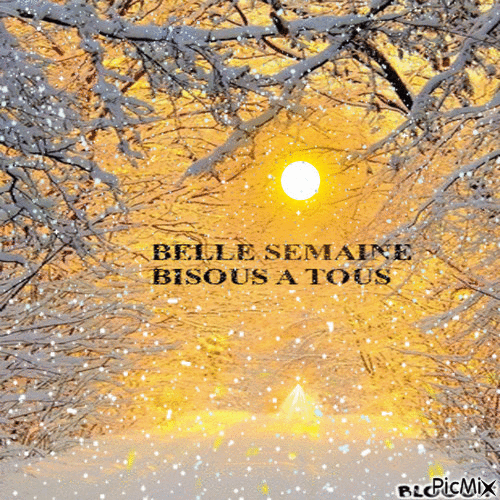 Belle semaine Gros bisous - 免费动画 GIF