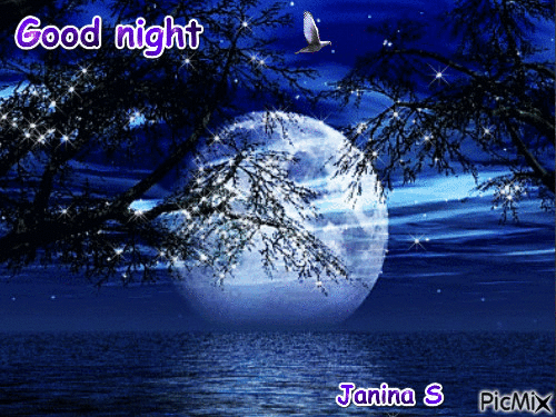 Good night - Nemokamas animacinis gif