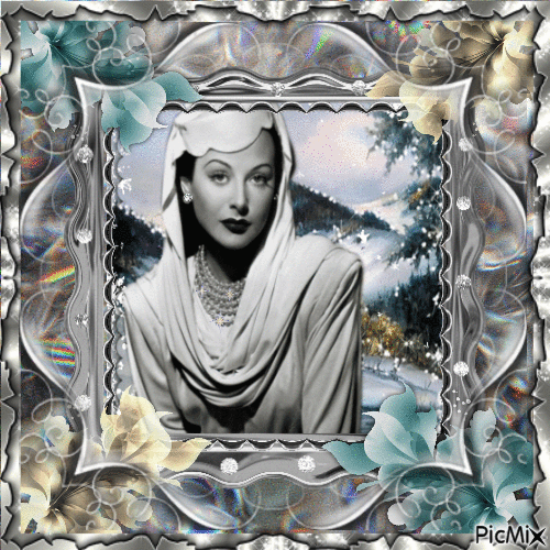 Hedy Lamarr, Actrice autrichienne - Бесплатный анимированный гифка