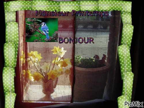 Bonjour ! - Zdarma animovaný GIF