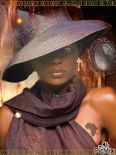 Concours "Beauté africaine" - GIF animé gratuit