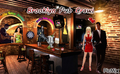 Brooklyn Pub Crawl - Безплатен анимиран GIF