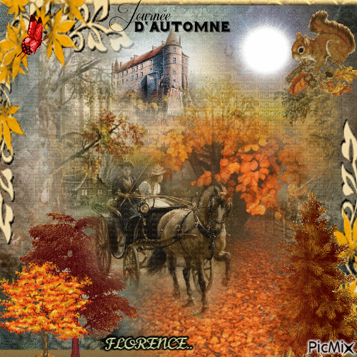 JOURNEE D'AUTOMNE - Безплатен анимиран GIF