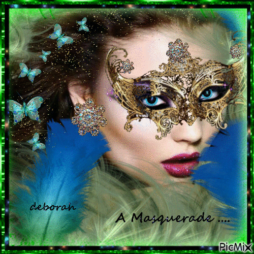 A Masquerade...Carnival. - GIF animé gratuit