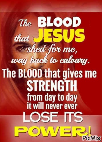The blood of Jesus - png gratuito
