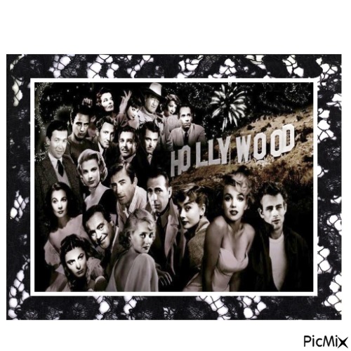 AFFICHE HOLLYWOOD - 免费PNG