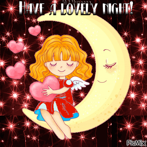 Have a lovely night! - Бесплатный анимированный гифка