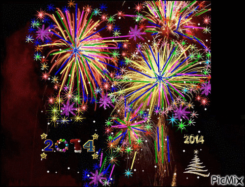 bonne année 2014 - Free animated GIF