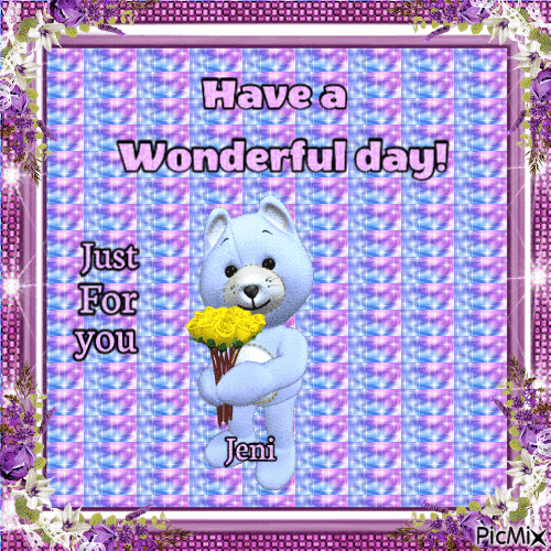 Have a wonderful day - GIF animate gratis