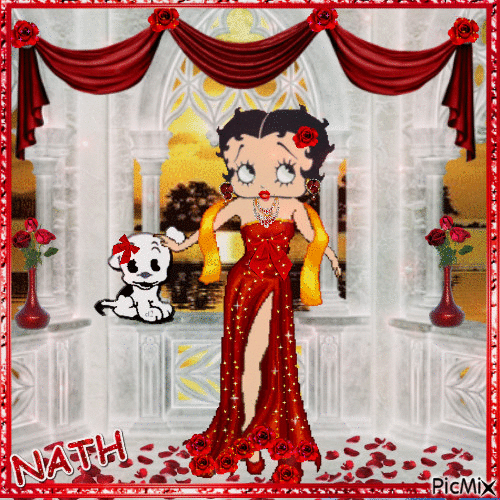 GLAMOUR BETTY BOOP - Free animated GIF
