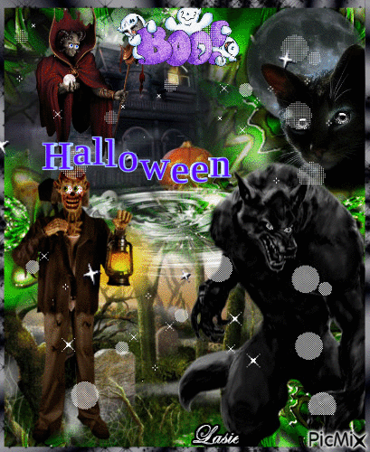 Halloween Booooo ♥♥♥ - Безплатен анимиран GIF