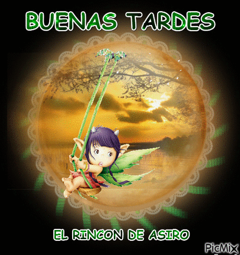 BUENAS TARDES - Бесплатный анимированный гифка