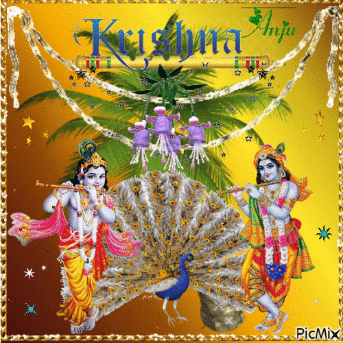 Krishna ! - GIF animado gratis