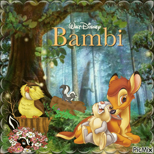 Bambi - GIF เคลื่อนไหวฟรี