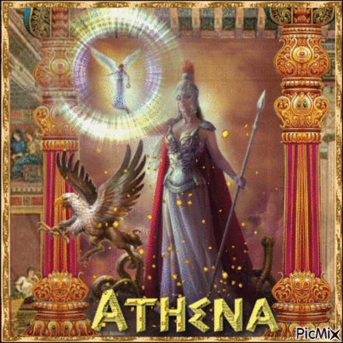 Mythology-Athena - GIF animé gratuit