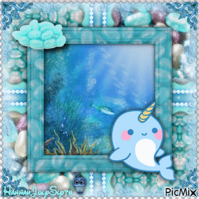 (((The most Kawaii Narwhal EBBER :3))) - Free animated GIF