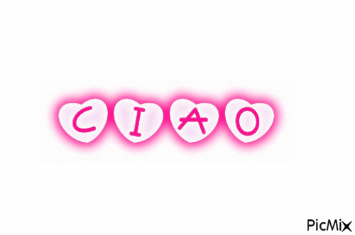 ciao - Animovaný GIF zadarmo
