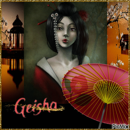 Geisha !!!! - Darmowy animowany GIF