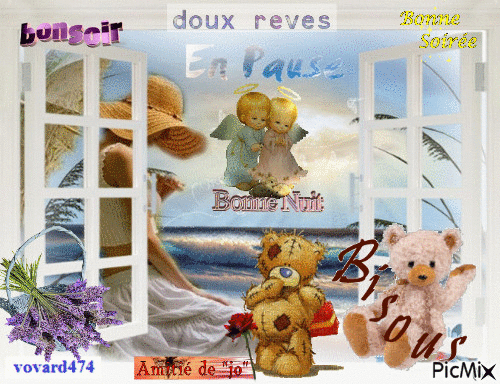 DOUX RÊVES LES NOUNOURS_JO - Free animated GIF