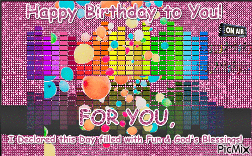 Happy Birthday To You! - Darmowy animowany GIF