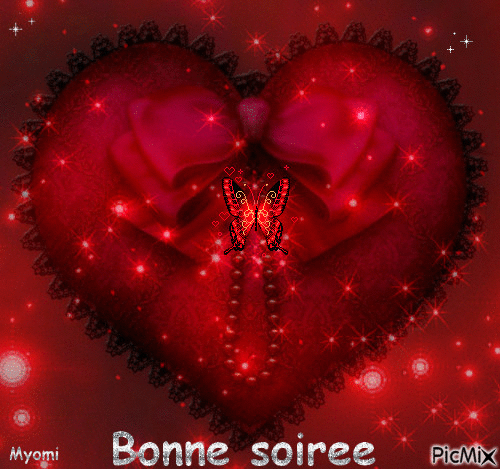 coeur rouge - Бесплатный анимированный гифка