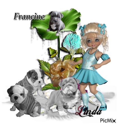 kdo pour toi Francine - png gratis