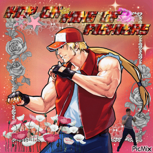 hop on king of fighters - Gratis animerad GIF
