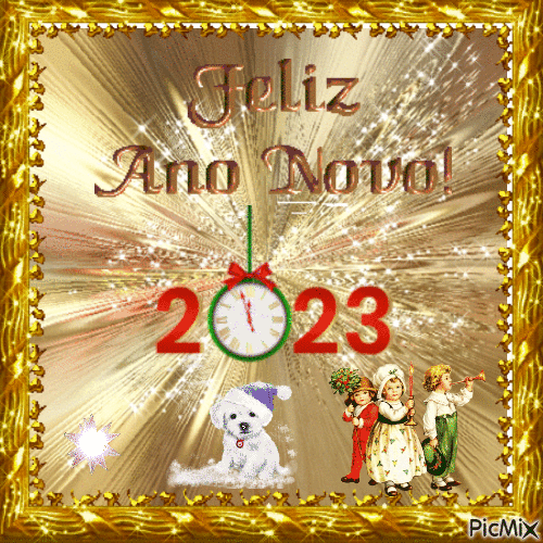 Feliz Ano Novo - Bezmaksas animēts GIF