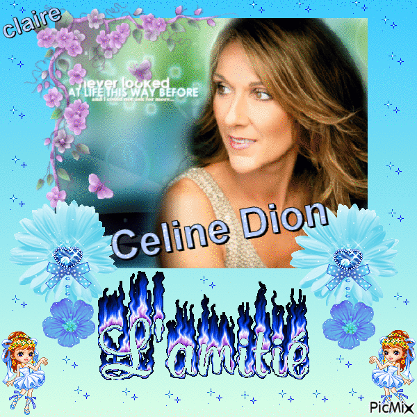 Celine Dion - Ingyenes animált GIF