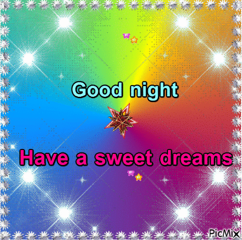 Good night have a sweet dreams - GIF animé gratuit
