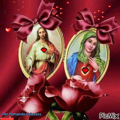 Jesus e Maria - Gratis animerad GIF
