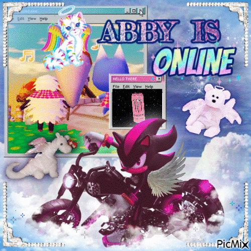 Abby online - GIF animé gratuit