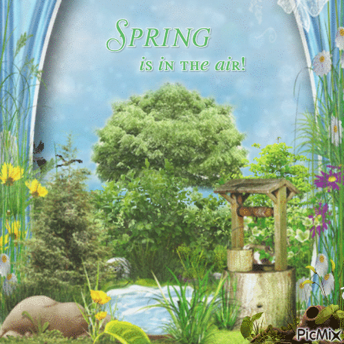 Spring is in the air! - 免费动画 GIF