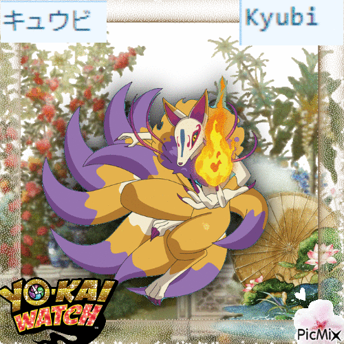 Kyubi yo-kai watch 5 - 免费动画 GIF