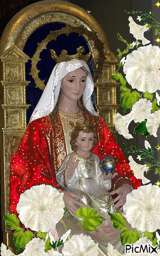 Imagen de la Virgen - Darmowy animowany GIF