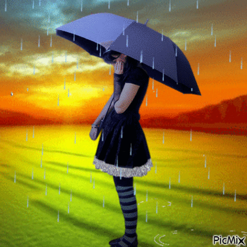 stormy rain - Animovaný GIF zadarmo