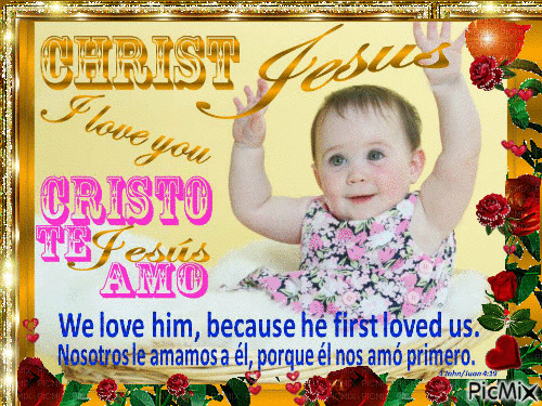 Jesus Loved us First! - Darmowy animowany GIF