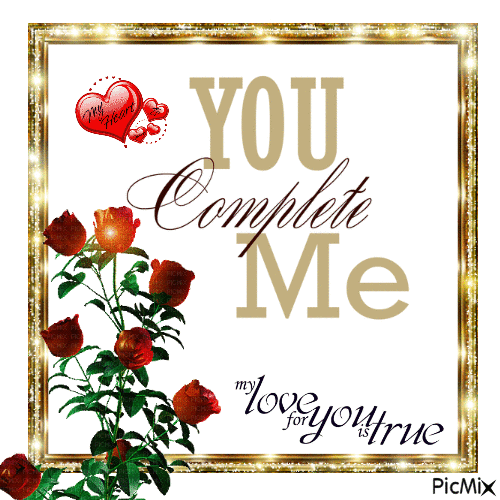 You complete me - Δωρεάν κινούμενο GIF