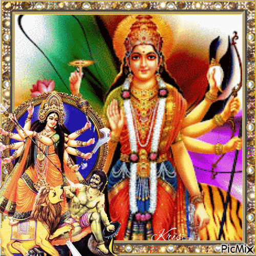 Maa Durga - Δωρεάν κινούμενο GIF