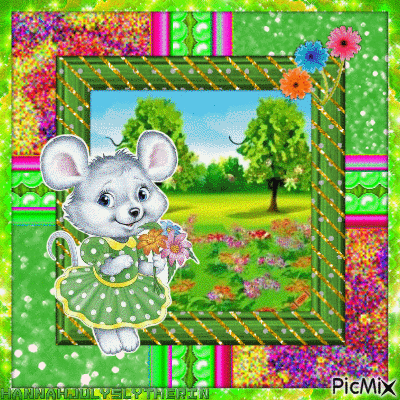 ☼♣☼Mousey in Spring☼♣☼ - Free animated GIF