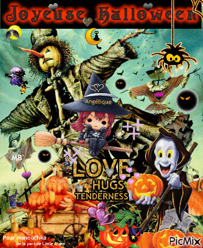 * Le printemps d'Halloween par Little Angie * - 無料のアニメーション GIF