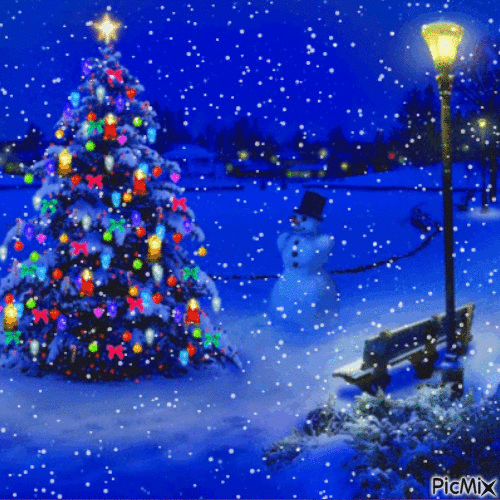 Christmas tree - GIF animasi gratis