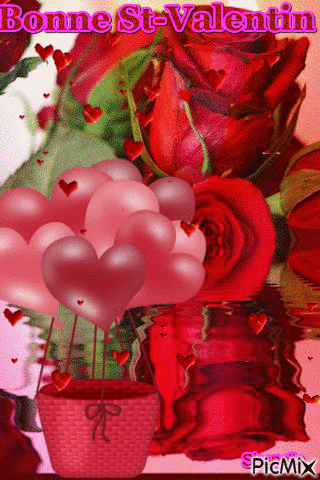 Bonne St-Valentin - GIF animasi gratis