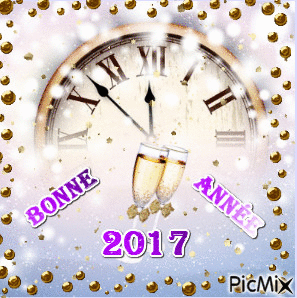 Bonne Anné 2017 - 免费动画 GIF