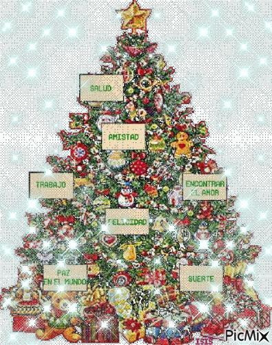 Tarjeta navideña para todos vosotros - Ingyenes animált GIF