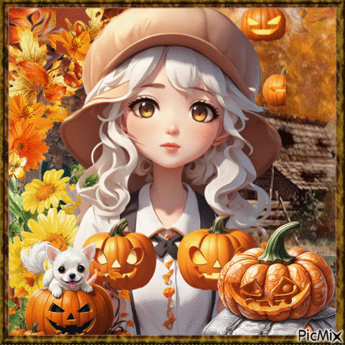 manga halloween - Darmowy animowany GIF
